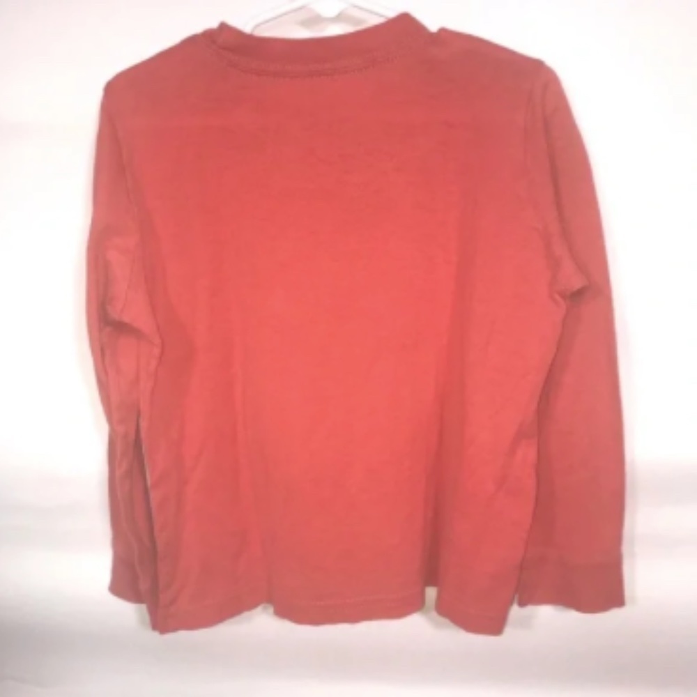 Willliams and Sons Red Long Sleeve Cowboy T-shirt - Picture 6 of 7